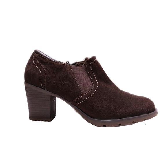 Sporto Shoes - Sporto "Micah" Waterproof Womens Brown Suede Sherpa Lined Booties Sz 8.5…